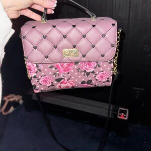 Floral Pink Quilted Women's Bag